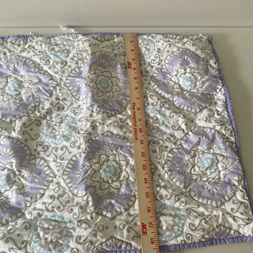 1 Patchwork Quilt Pottery Barn Kids Pillow Cases Lavender / Purple